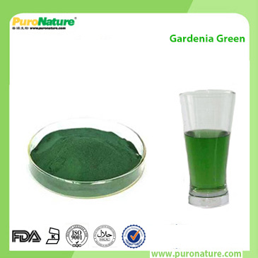 Gardenia green pigment