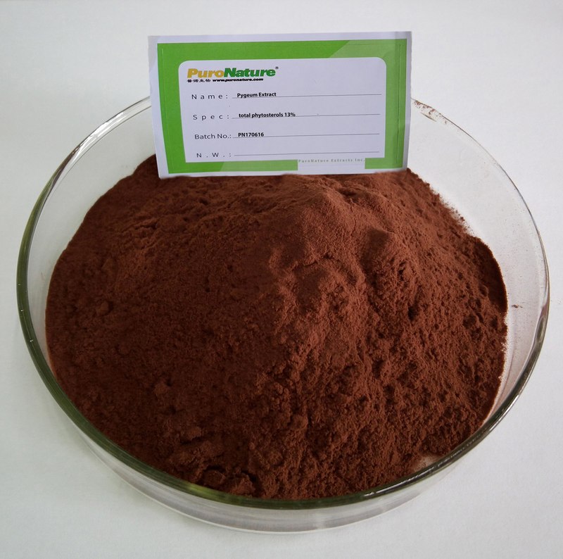 Pygeum Africanum Extract total Sterols Prunus Africana bark powder benefits for inhibiting prostate hyperplasia cas 83-46-5