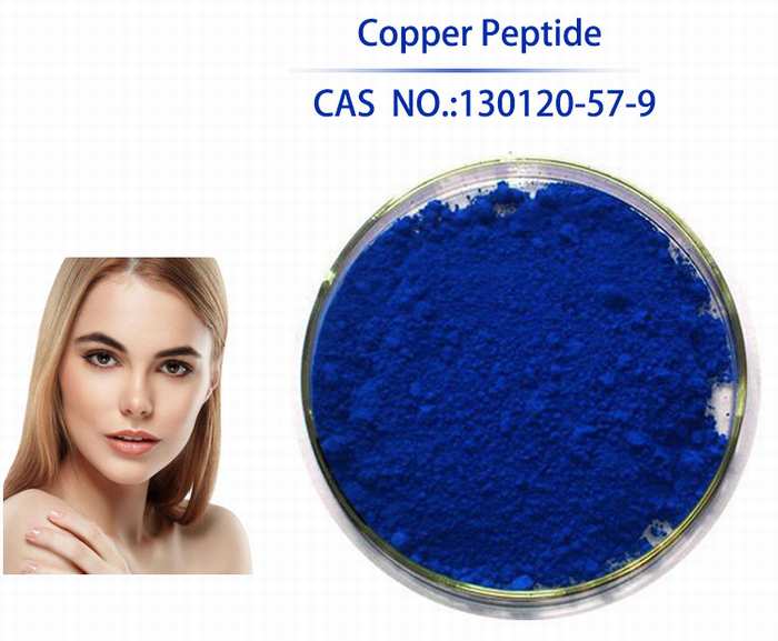 Copper Peptide Copper Tripeptide-1(GHK-Cu) Cas 130120-57-9 AHK Tripeptide-3 89030-95-5, 49557-75-7 cosmetic ingredient supplier